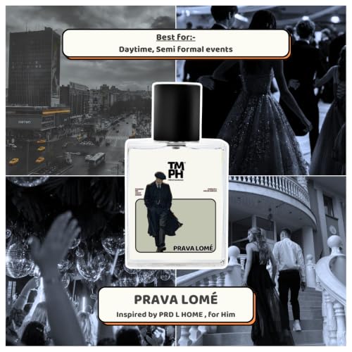 Image of TMPerfumehouse Prava Lome EDP for Men | Floral, Woody & Long Lasting Perfume Spray | Iris, Woody & Powdery Fragrance | Luxury Gift for Him | TMPH | 50ml