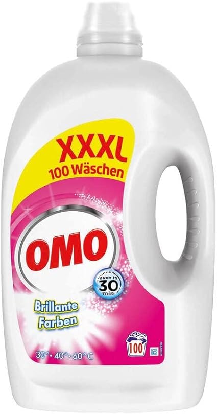 OMO Brillante Farben XXXL 5 Liter 100 Waschladungen Amazon.de