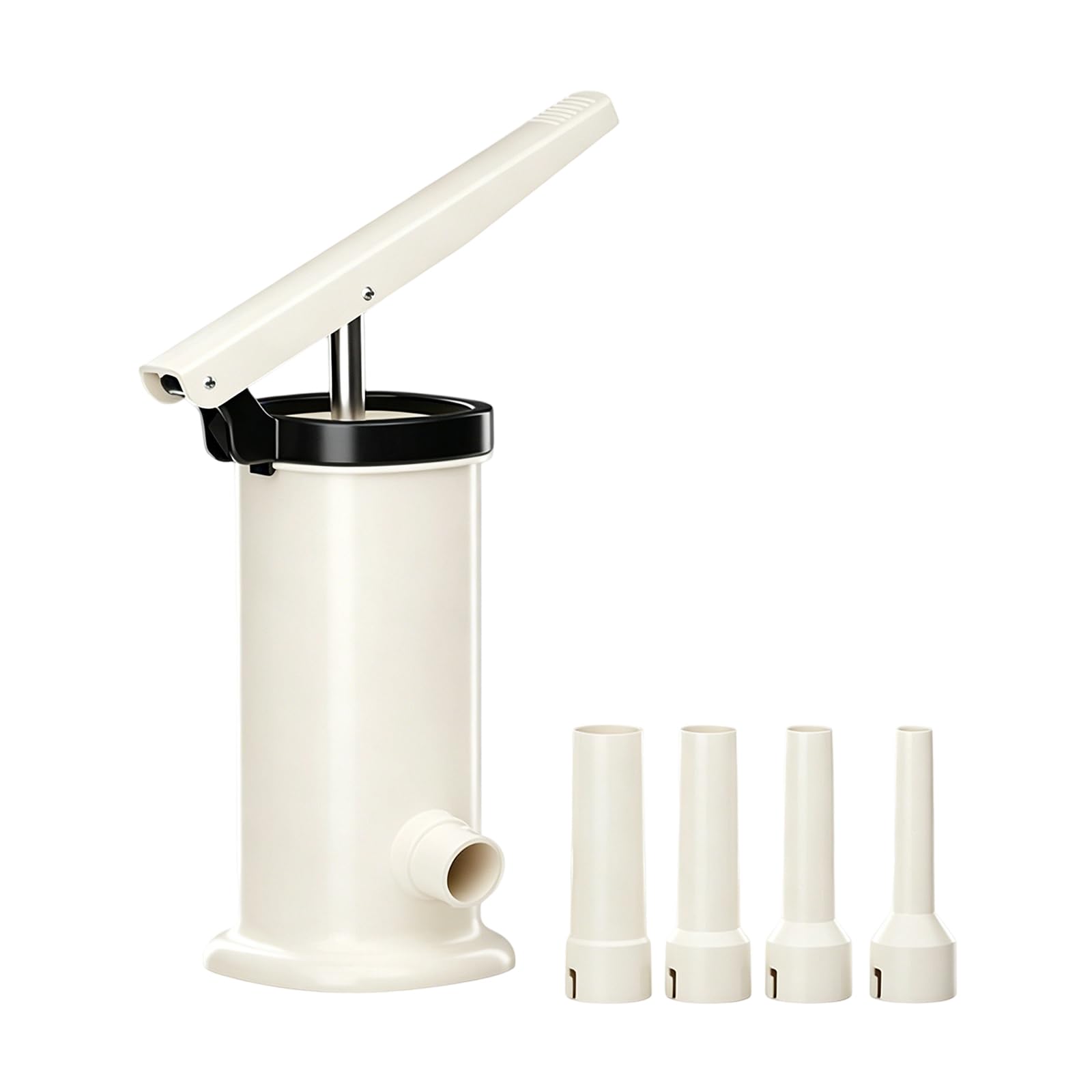 Limtula Efficiency Manual Sausage Stuffer 4 Different Nozzles Included for Cooking Enthusiasts and Backyard Barbecues Sausage Stuffing