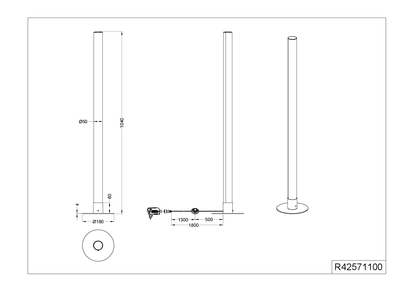 Reality Leuchten LED Stehleuchte Leia R42571100, Metall Chrom, Acryl Kristalleffekt, inkl. 10 Watt LED, Fernbedienung, Farbwechsel, Dimmer