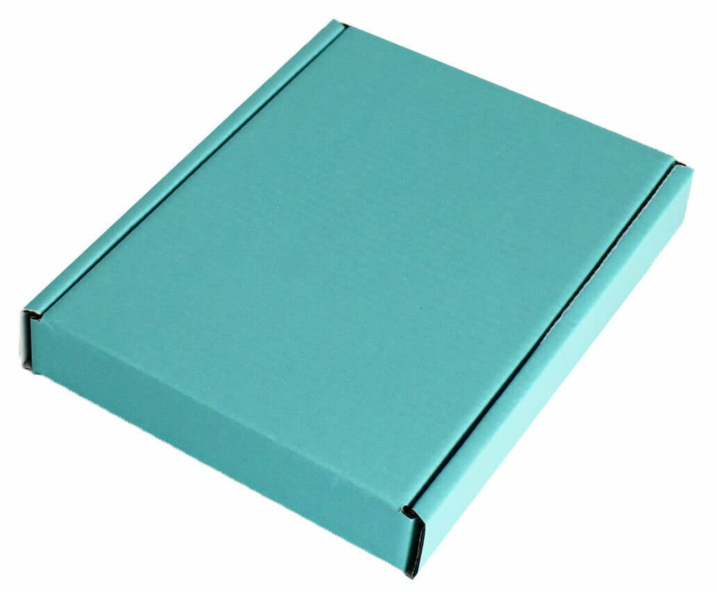 ☆COLOURED BOXES☆C6/A6 BOX: 6.4" x 4.3" x 0.8" (16.3cm x 11cm x 2cm) PIP LARGE LETTER CARDBOARD SHIPPING BOXES ☆QUANTITY: 1000 (BABY BLUE)