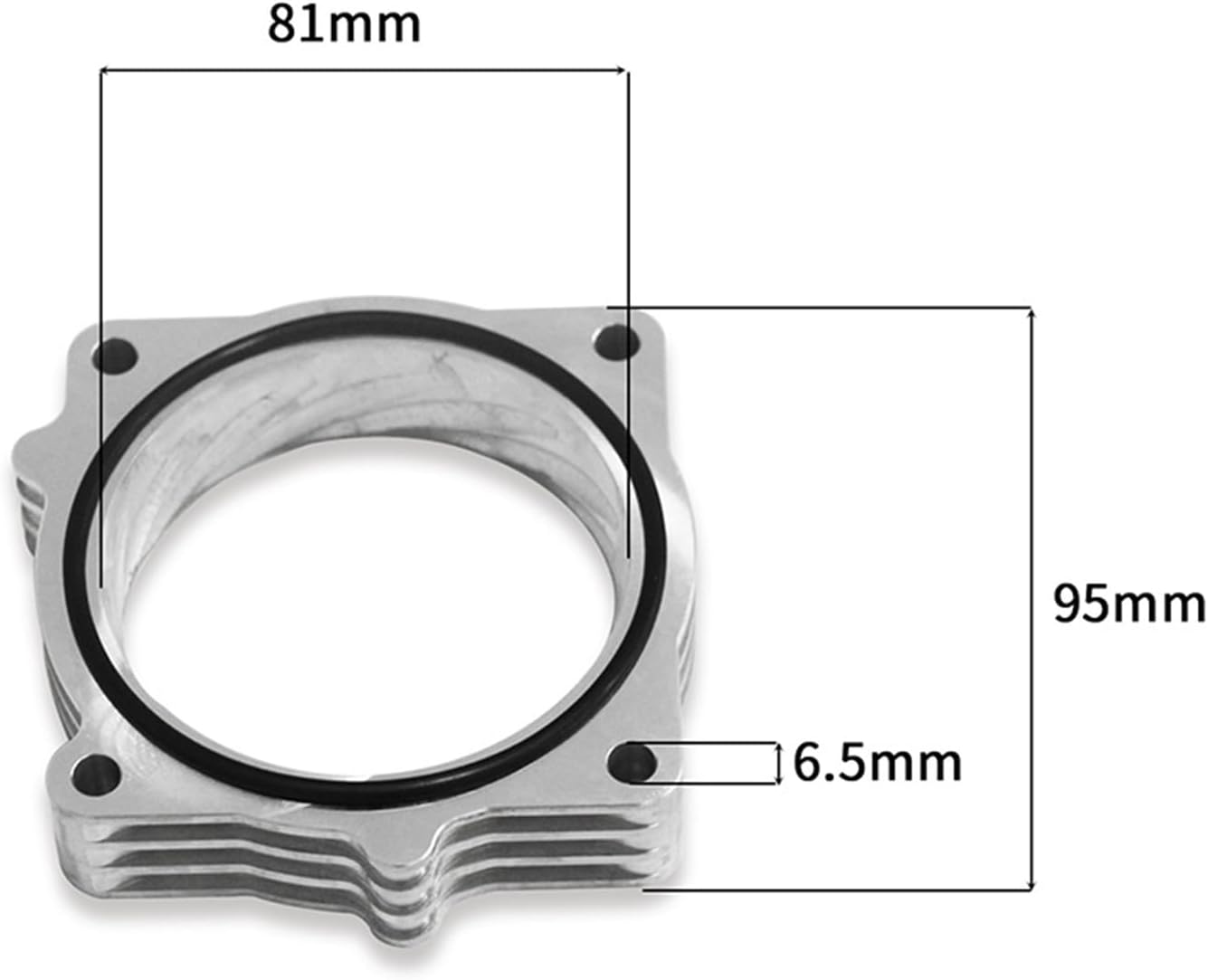 Car Accessories Throttle Body Spacer,Compatible With Dodge RAM 1500 2500 3500 5.7l V8 2009-2018 YX02888
