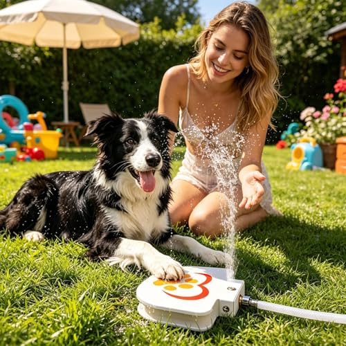 Aspersor De Agua para Perros con Pedal Antideslizante para Jardín 2