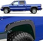 LEDKINGDOMUS Fender Flares Kit Compatible for 1999-2006 Chevy Silverado GMC Sierra (Incl. 2007 Classic Models), Textured Matte Black Finish Front Rear Wheel Wells Covers Guards Pocket Rivet Style