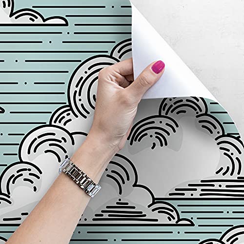 Stickers Muraux Magic-Stick Coloray Nuages pour Rénover Meuble - 4