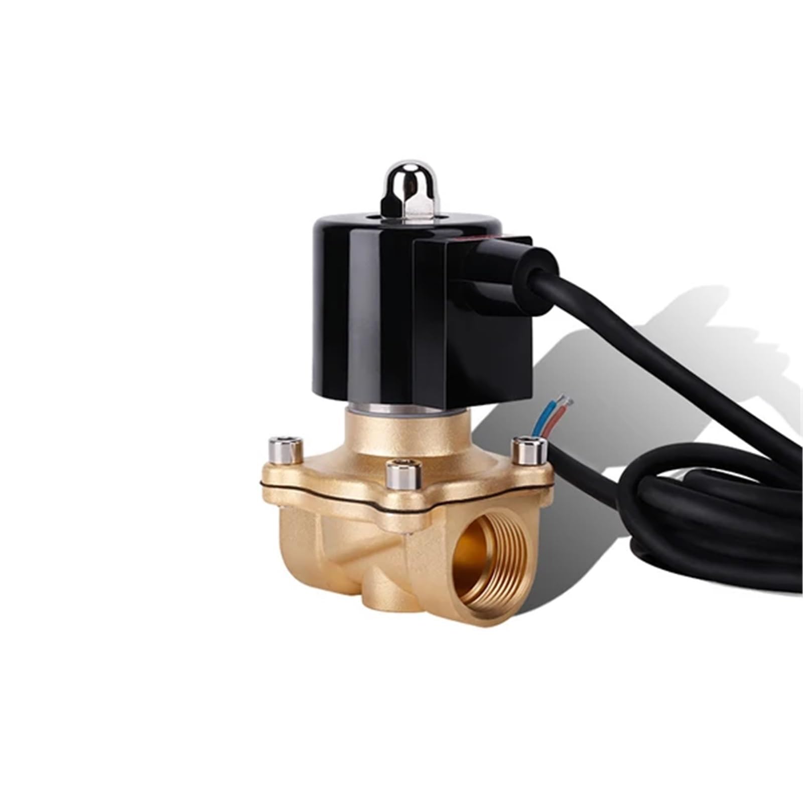 Électrovanne en laiton durable 3/4 pouce DN20 pour circuits d'eau