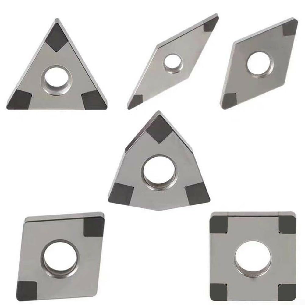Insertos de torneado HRC65 CBN para mecanizado CNC WNMG431 VNMG331 CNMG431 TNMG331 con rendimiento de corte mejorado (TNMG160404 CBN-6)