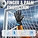 Malker Goalkeeper Gloves Football Gloves with Super Grip Palms Non-slip Abrasion-resistant Latex Palm Double Layer Wristband Protection Soccer Goalie Glove for Kids Youth Adult Blue Size 8 Malker Goalkeeper Gloves Football Gloves with Super Grip Palms Non-slip Abrasion-resistant Latex Palm Double Layer Wristband Protection Soccer Goalie Glove for Kids Youth Adult Blue Size 8