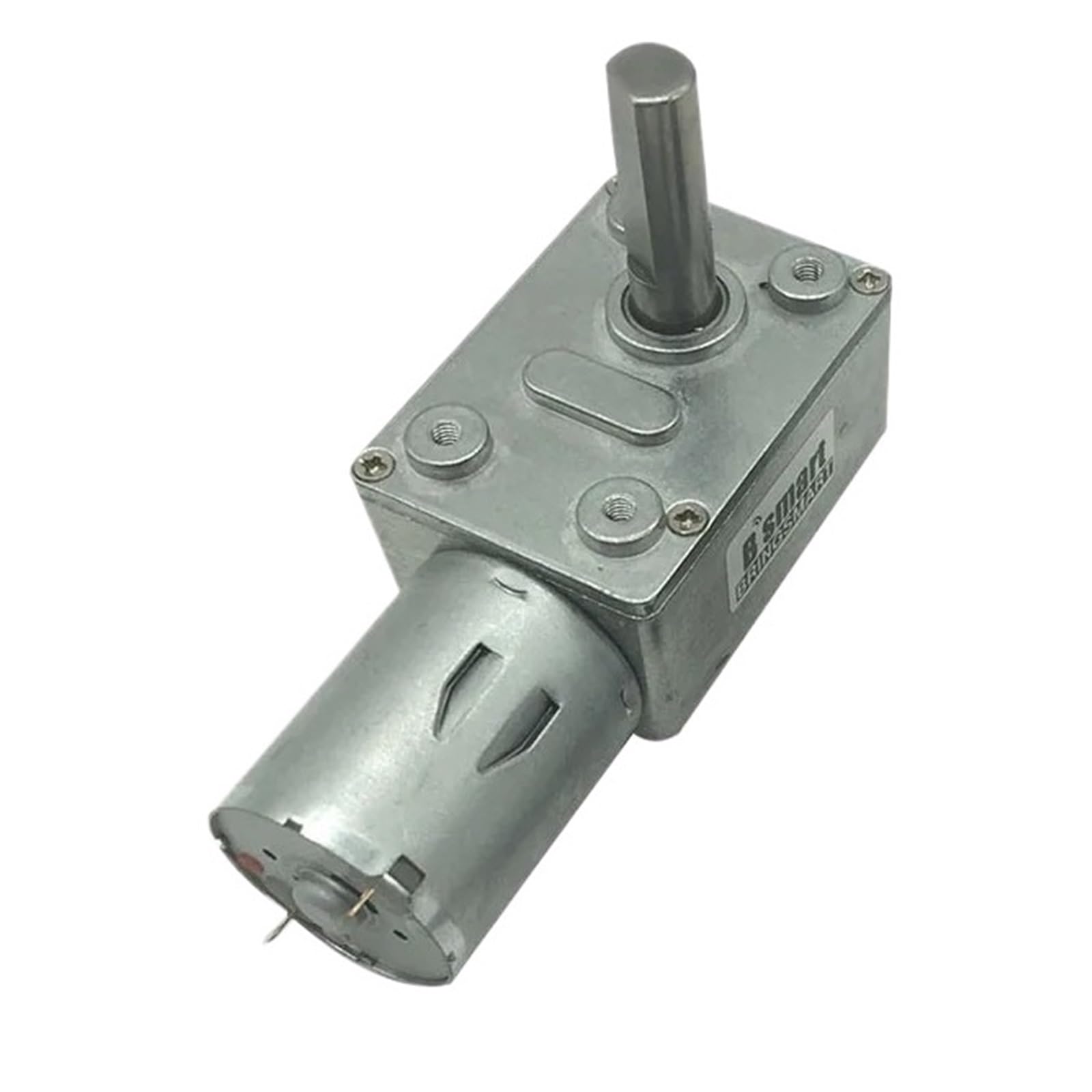 Motor de engranaje helicoidal de CC de 3 V, 6 V, 9 V, 12 V y 24 V, con escobillas y eje de 25 mm de longitud, con autobloqueo for JGY-370.(Package A,6rpm,24V)