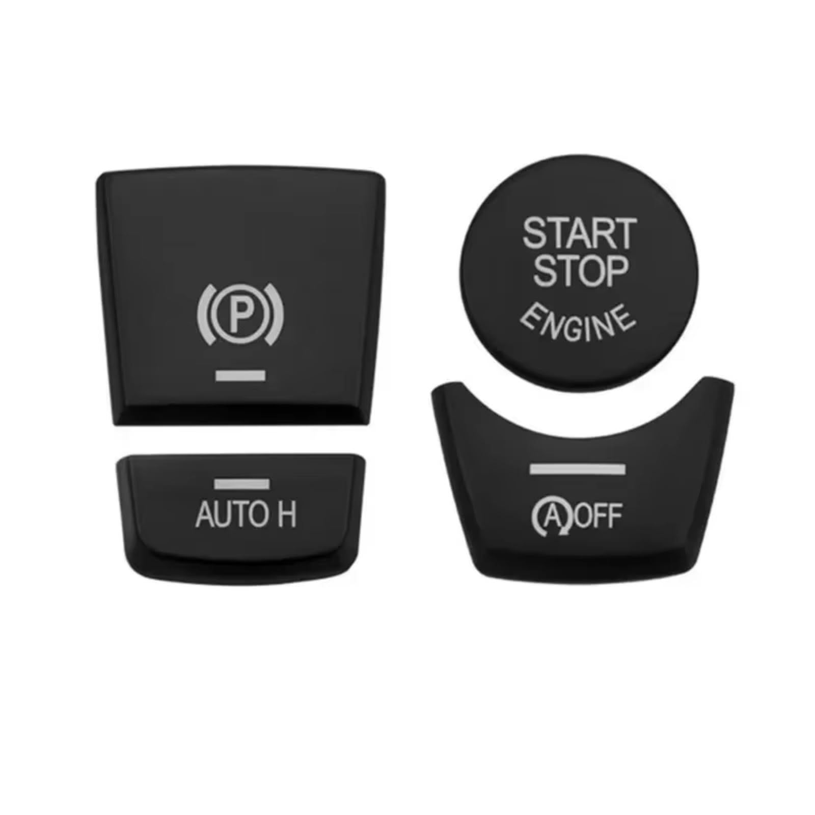 Button Repair Stickers for Car Compatible with F15 X5 2014-2018 for F16 X6 2015-2018 Car Electronic Hand Brake P Button Engine Start Stop Decoration Cover
