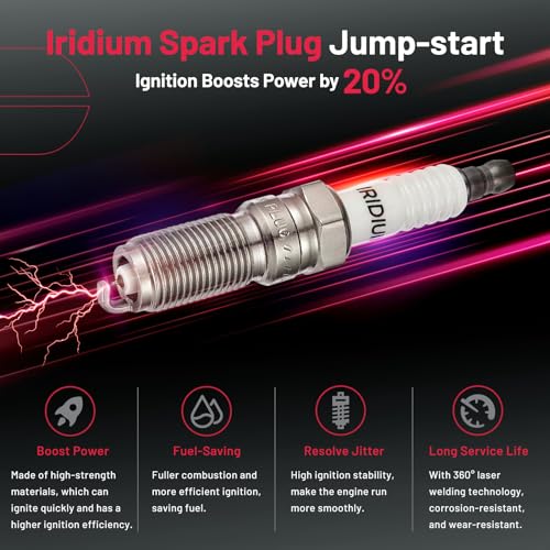 Image of BDFHYK Ignition Coils UF646 and Iridium Spark Plug SP534 Compatible with Ford F150 Explorer Expedition Transit-150 Taurus Flex Lincoln MKS MKT Navigator 2013-2019 V6 3.5L Ford Oem Coil Pack Set of 6