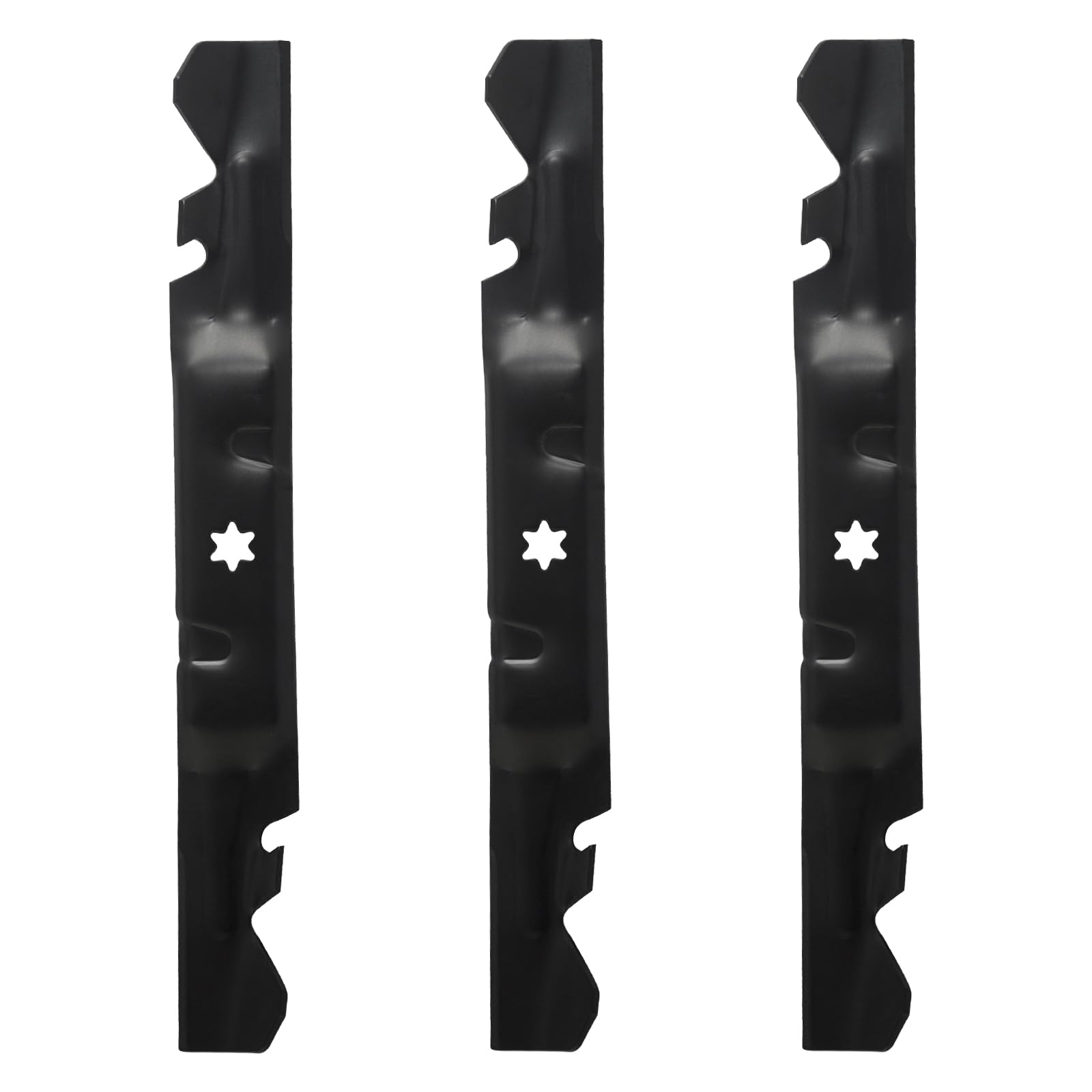 742P05620-X - Juego de cuchillas para cortacésped Cub Cadet Craftsman MTD Troy Bilt de 60 pulgadas de giro cero, sustituye a 742-05620-X, compatible con Ultima ZT2-60 ZT3-60 ZTS2-60 (paquete de 3)