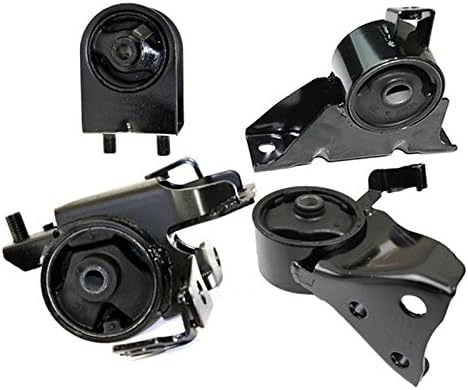 Compatible with 1999-2003 Mazda Protege 1.8L 2.0L Manual Motor & Transmission Mount Set 4pcs : A6486, A6481, A6485, A6465 - K2080