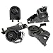 K2080 Fits 1999-2003 Mazda Protege 1.8L 2.0L MANUAL Motor & Trans Mount Set 4pcs : A6486, A6481, A6485, A6465