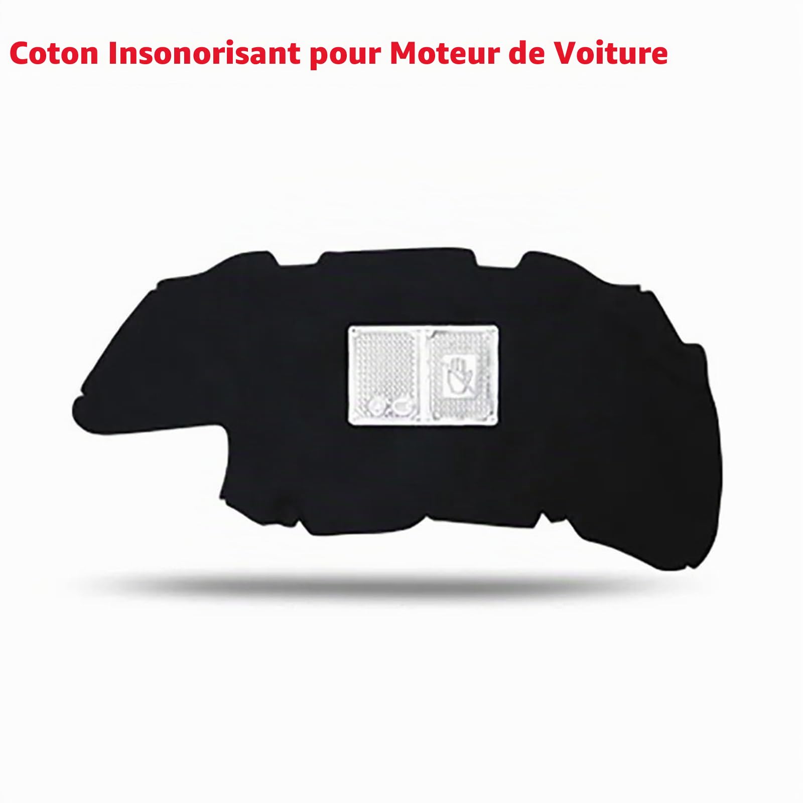 Tapis D'isolation Coton Insonorisant Pour Capot Avant Voiture Pour Peugeot 206 (2003-2013)