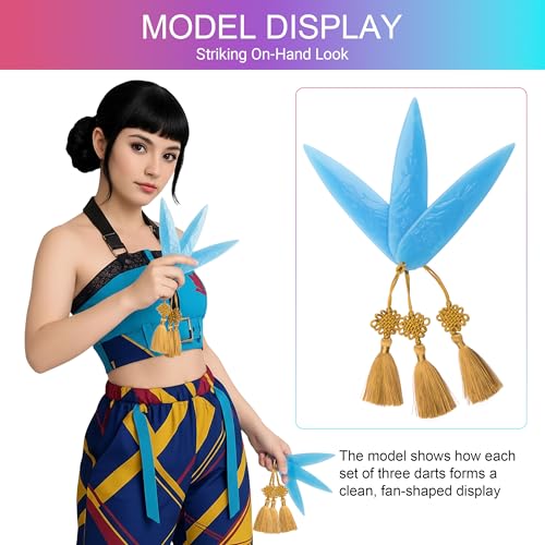 Image of 5Inch Soft Rubber Dagger Props Safe and Cut-Proof with Gold Tassels Cosplay Accessories for Costume Halloween Party
