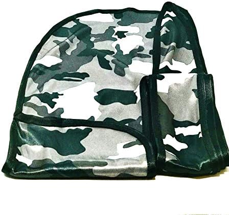 RimixPatent Pending Silky Durag 360, 540, and 720 Waves Extra Long and Wide Straps Limited Edition (Double Black Camouflage 2.0)