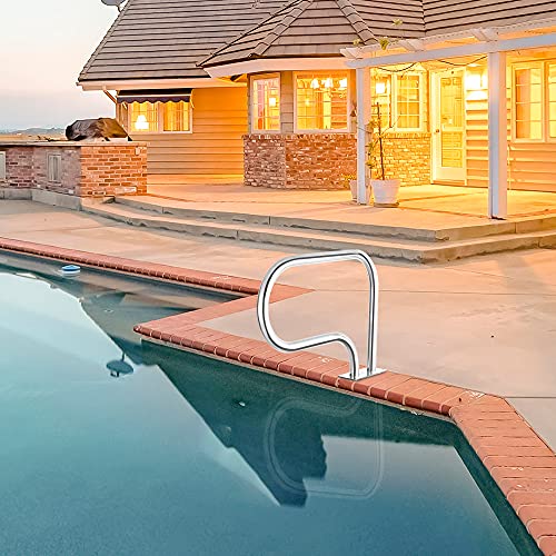 Barandal para piscina de acero inoxidable con diseño curvo miniatura 7