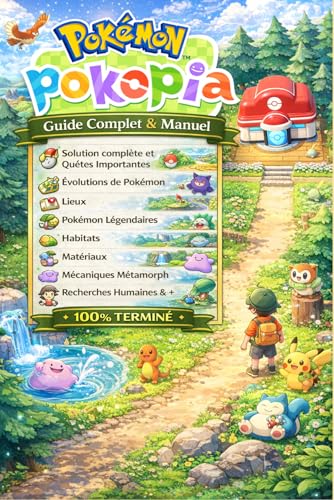 Pokémon Pokopia GUIDE COMPLET DÉFINITIF: Soluce Officiel, Évolution Des Pokémon Légendaires, Lieux, Habitats, Matériaux, Mécanismes De Métamorph,...