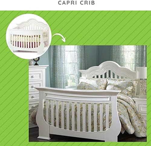White Solid Wood Full Size Bed Conversion Kit