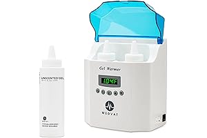 Double Gel Warmer with Digital Display for Home & Spa