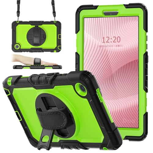 �u�����X�N���[���v���e�N�^�[�vDoo Lenovo Tab One 8.7�C���`�p �P�[�X �ϏՌ� 360°��]�X�^���h �V�����_�[�X�g���b�v�t�� | Lenovo Tab One ZAF00177JP /ZAF10115JP (8.7�^)�p �V�����_�[�P
