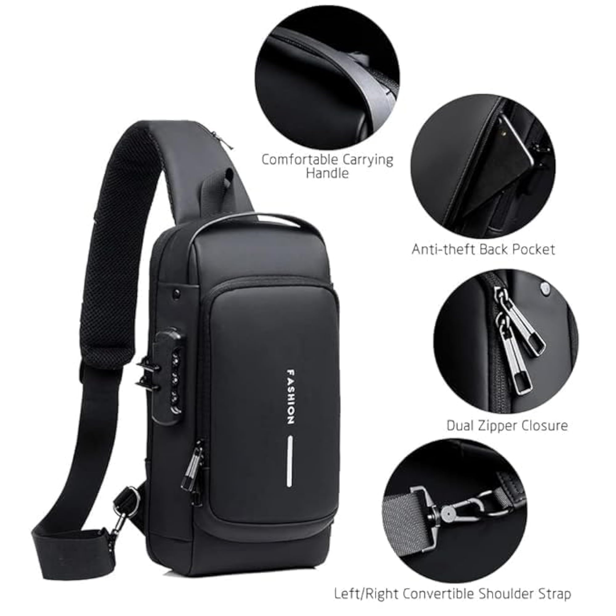 Stylish Crossbody Backpack for Men & Women
