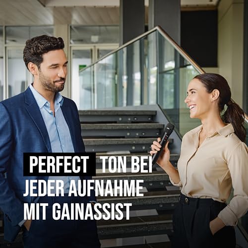 RØDE Interview PRO Drahtloses Handheld-Kondensatormikrofon mit einer Kapsel in Rundfunkqualität und 32-Bit-Float-On-board-Aufzeichnung für Content-Erstellung, Medien und Interviews