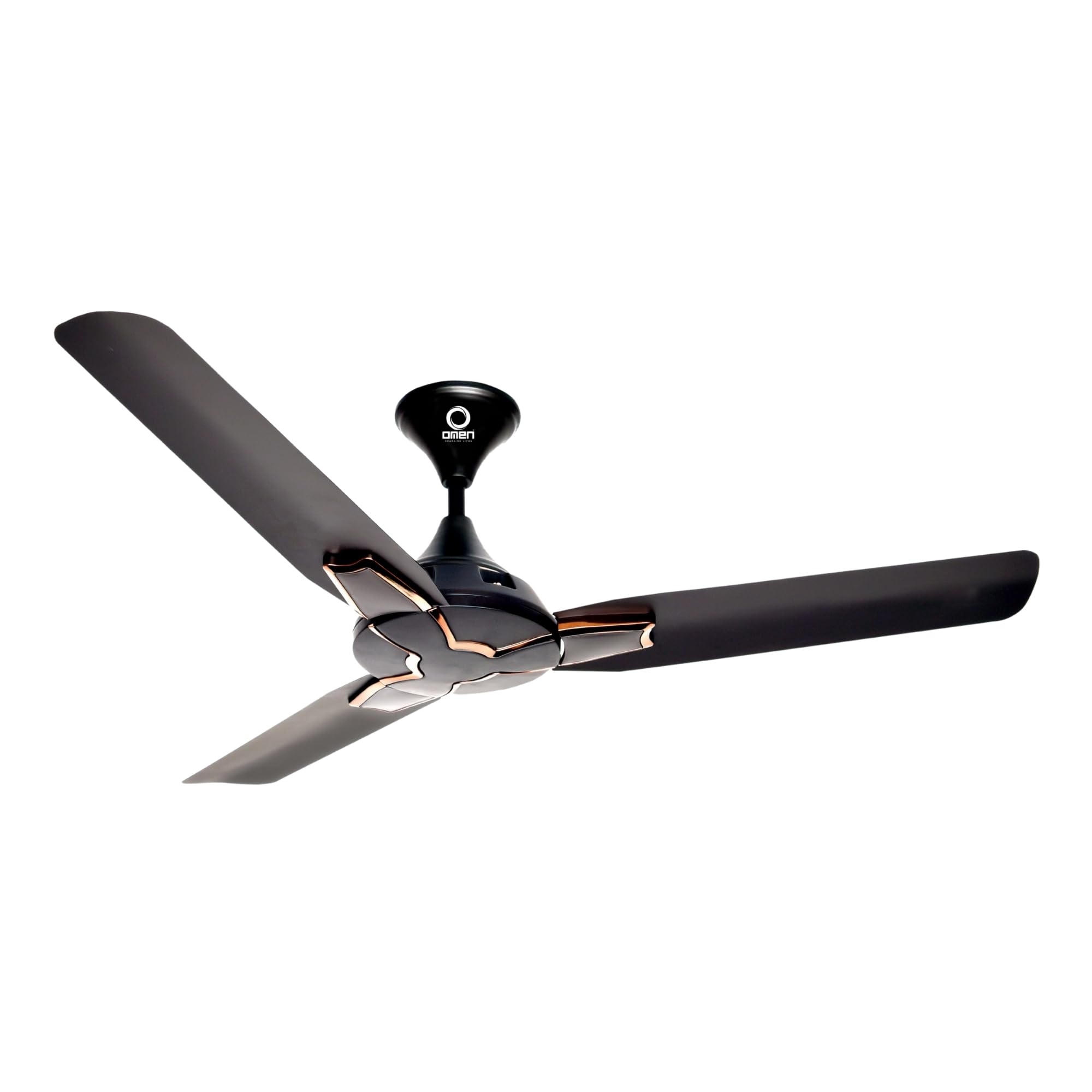 Jazz 1200mm Ceiling Fan for Home & Office | Decorative Fan | Anti-Dust Blades | BEE-Star Rated | 350 RPM High-Speed | Superior Airflow | 2-Year Warranty|Matte Black-image-7
