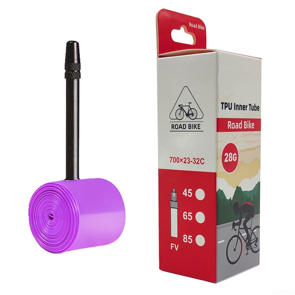 TPU Fahrradschlauch 36 g Ultraleicht 700C Fahrradschlauch TPU Rennrad Reifen 71,1 cm 700 C 18–32 C für Rennrad (2 Stück, 45 mm) Sport &