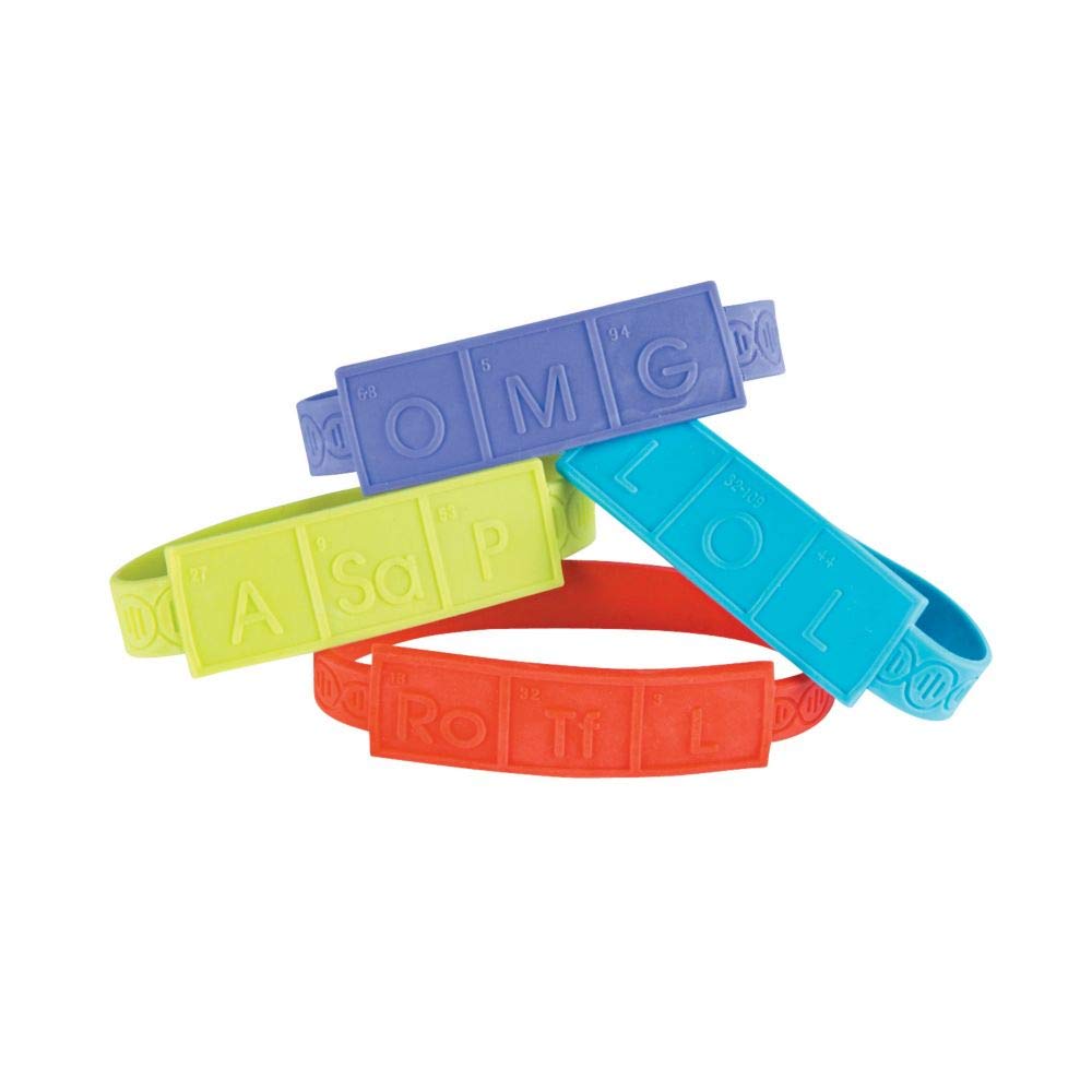 Fun Express Science Party Rubber DNA Bracelets (12 pcs per Unit.)