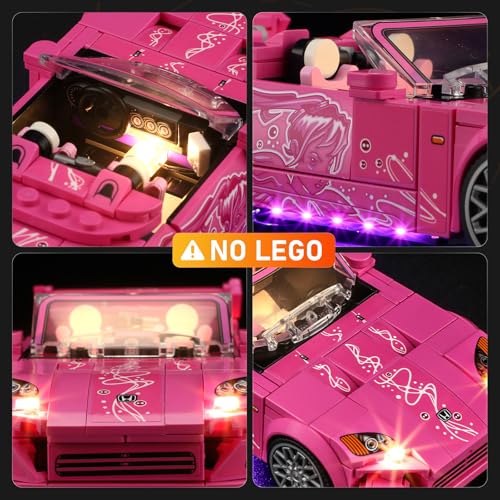 Image of LIGHTAILING Light for Lego-77241 2-Fast-2-Furious Honda-S2000 - Led Lighting Kit Compatible with Lego Building Blocks Model - NOT Included The Model Set