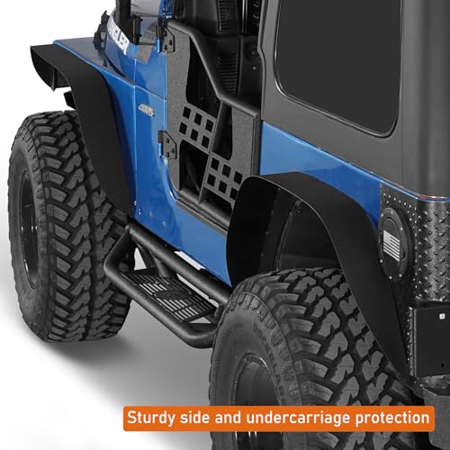 Estribos laterales para Jeep Wrangler TJ 1997-2006 miniatura 4