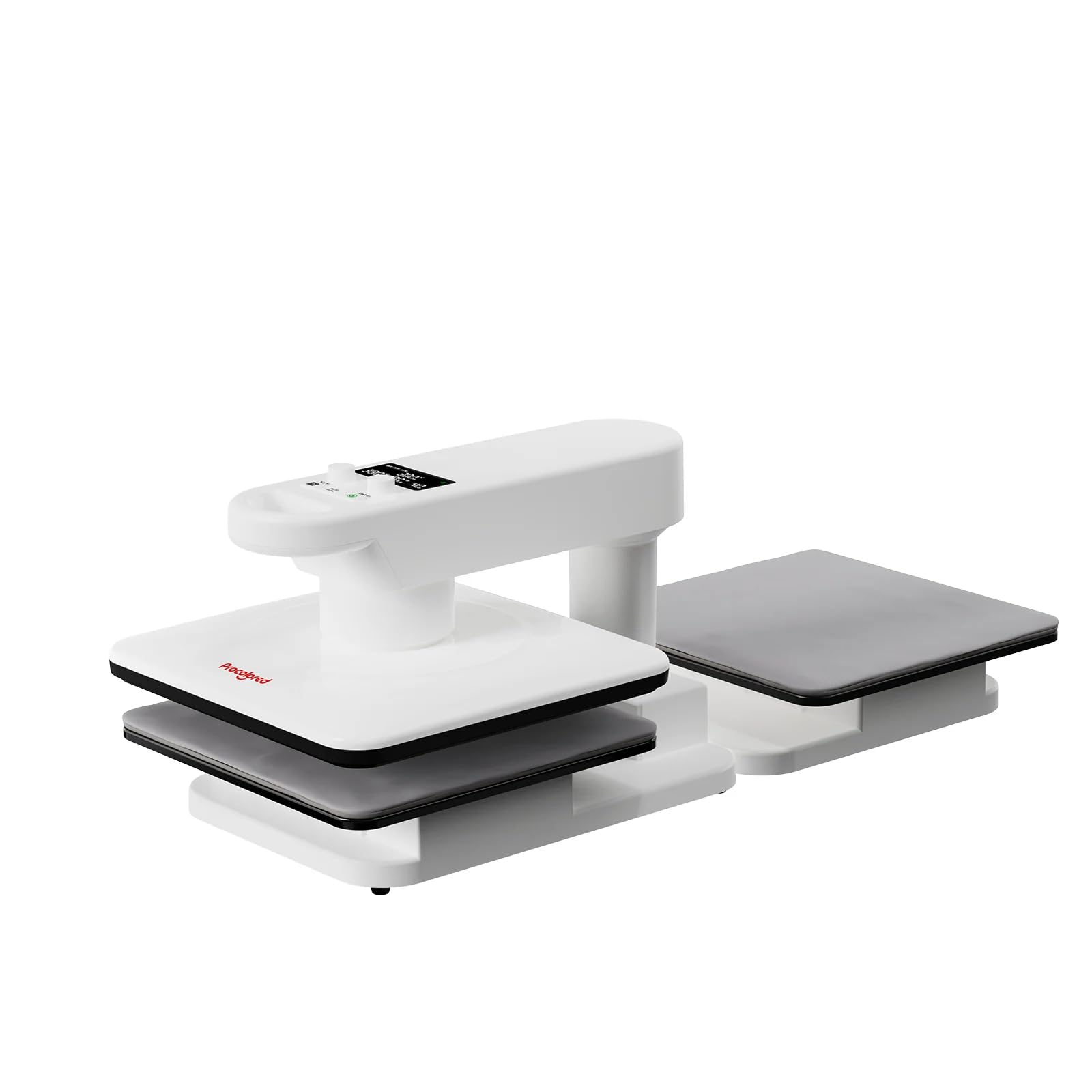 Procolored H15 pressa a caldo automatica 38 x 38 cm girevole con 7 livelli di pressione stazione doppia 1250 W per magliette vinile sublimazione e uso professionale