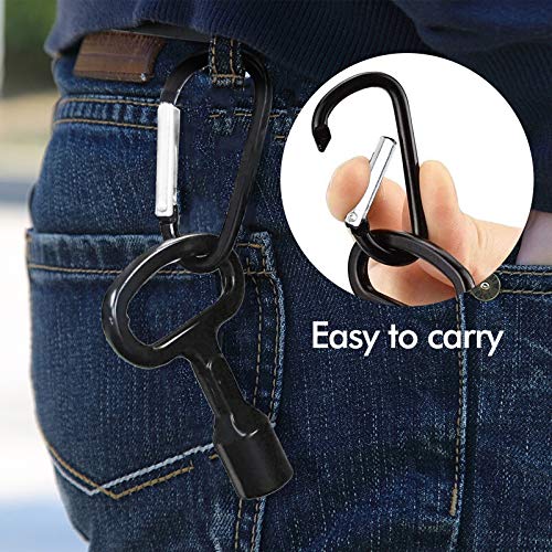 Zoiibuy Confezione da 2 chiavi triangolari in