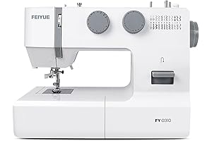 FYe310 Máquina de Coser Eléctrica Profesional para Principiantes (Blanco)