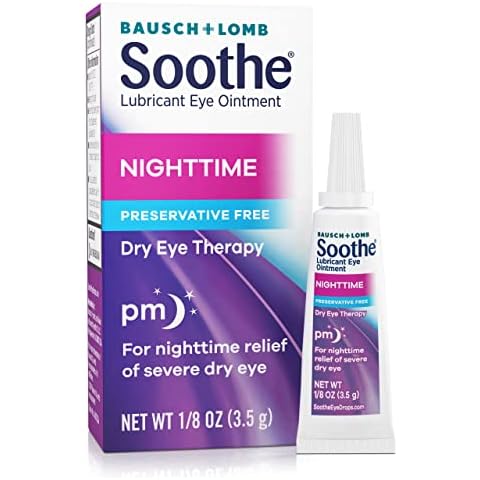Soothe Nighttime Eye Ointment by Bausch & Lomb, Lubricant Relief for Dry Eyes, 3.5 g Cover