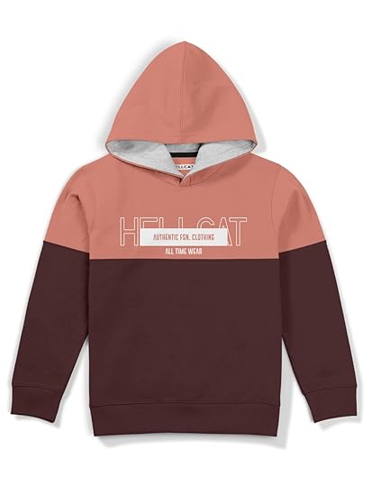 Boys Cotton Hooded Neck Hooded Sweatshirt