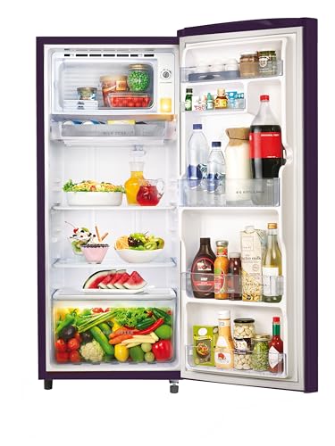Image of Whirlpool 192 L 5 Star Inverter Direct-Cool Single Door Refrigerator (215 IMPRO PRM 5S INV PURPLE MULIA,)