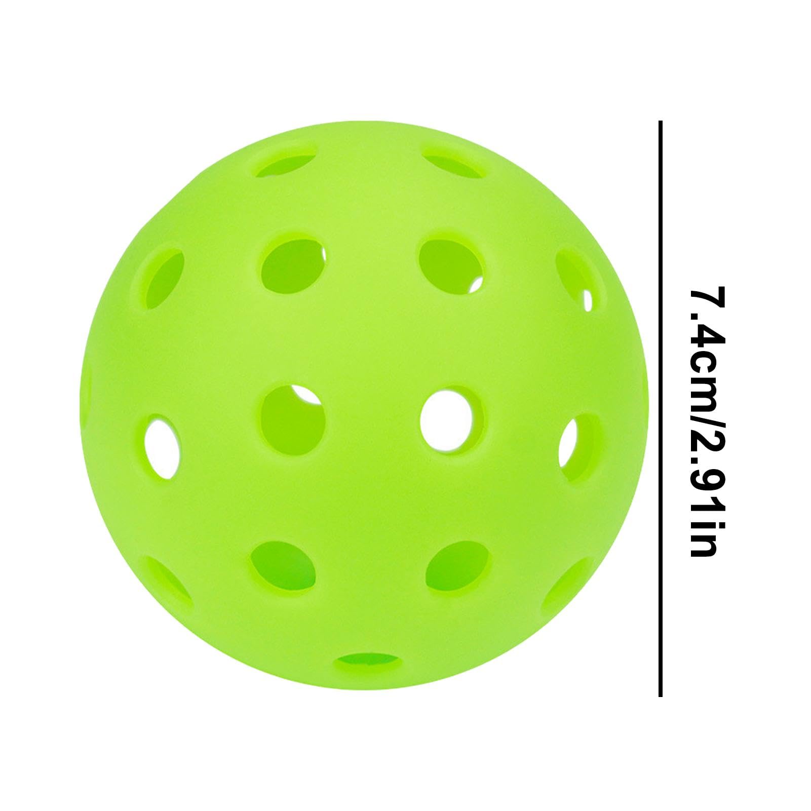 Pickleballs pour jouer en plein air, Pickle Balls en plein air | Balle de racketball Pickle Ball | Balles de cornichon TPE à élevé, balles de cornichon d'extérieur à 40 trous pour l'entraînemen