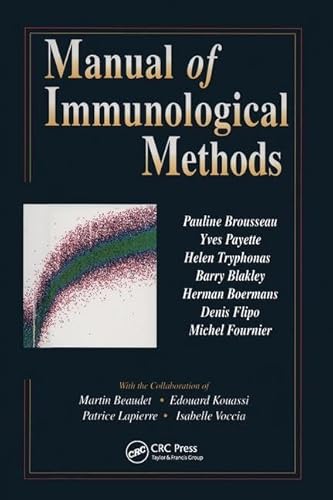 Manual of Immunological Methods (Handbooks in Pharmacology and Toxicology)