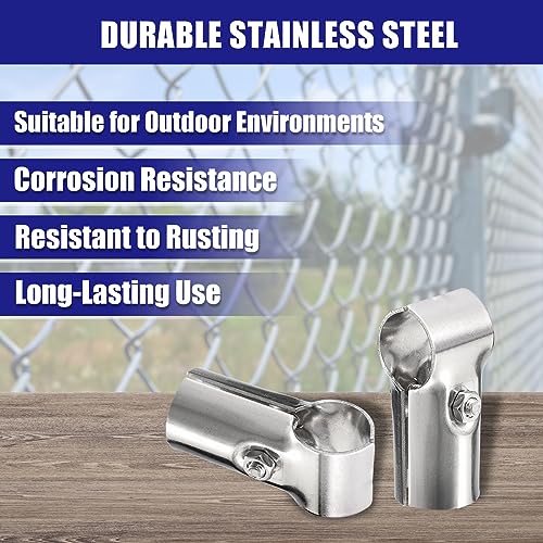 Uxcell A23060700UX0240 Structural Pipe Connector Joint Pipe Clamps 180 Degree 2 Way thumb #1