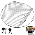 7436 Hinged Cooking Grate for Weber 22 Inch Original Kettle Charcoal Grills, Round Replacement Grate for Weber Performer, Master-Touch, Bar-B-Kettle, Jumbo Joe Premium & Other 22 Inch Charcoal Grills