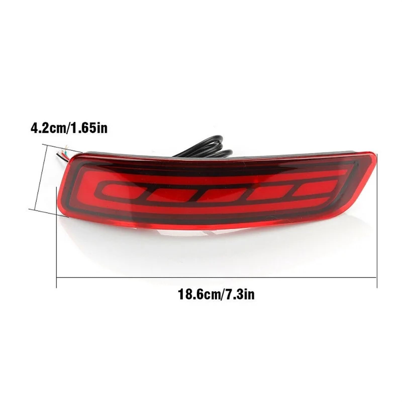 Windzerdong 12V LED Bumper Reflector Light For toyotas Corolla Altis 2014-2018 Tail Brake Light Rear Fog Lamps Turn Signal Light Driving Lamp