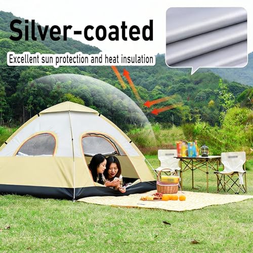 Carpa Pop Up para 3-4 Personas, Montaje Instantáneo y Resistente miniatura 6