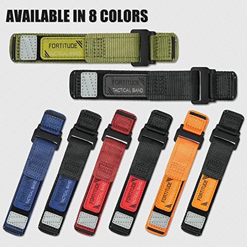Image of Ritche Christmas Gift Nylon Sport Watch Band for men women Quick Release 20MM 22MM Replacement Watch Strap Compatible with Timex Expedition watch Black /Navy Blue /Crimson Red /Pumpkin Orange /Army Green, White Elephant Gifts, Stocking Stuffers For Men