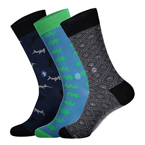 Conscious Step Men's & Women's Organic Cotton Crew Socks | Every Box Gives Back