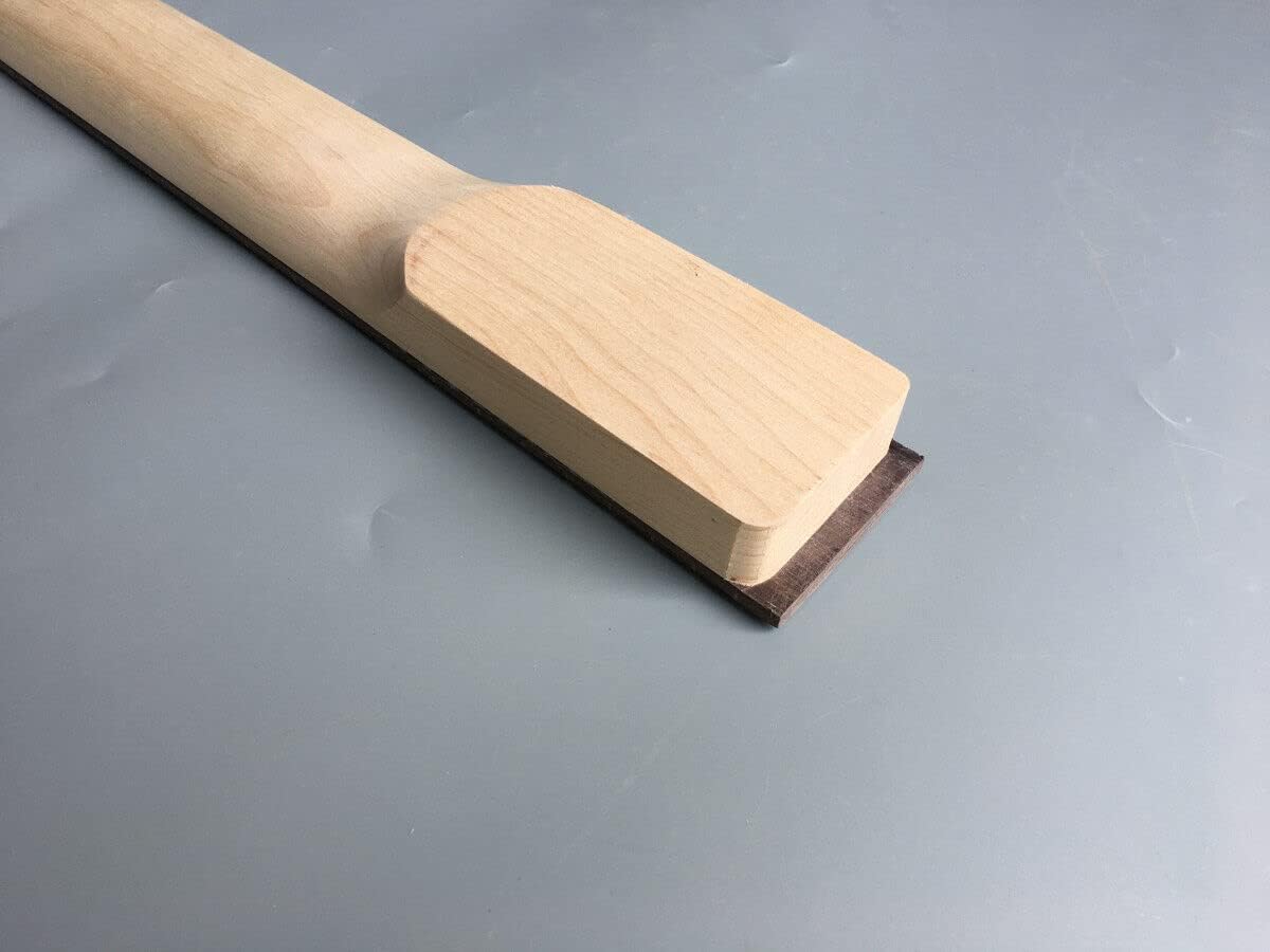 Maple Electric Guitar Neck 22 Fret 25.5inch Ebony Fretboard Paddle Head Bolt on heel Electric Guitar Neck Replacement