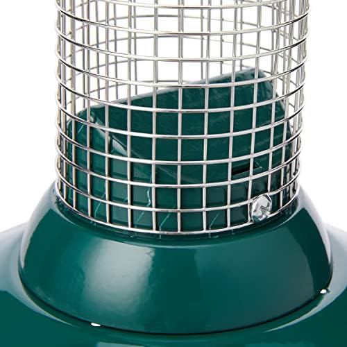 RSPB Hanging Wild Bird Squirrel Proof Peanut Feeder, In Metal, Heavy Duty for Outdoor & Garden Use,Green