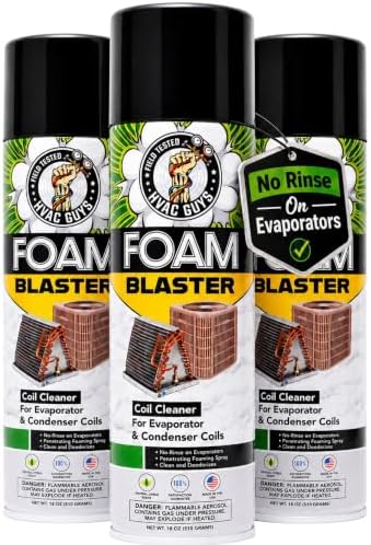 Leak Saver Foam Blaster AC Coil Cleaner Foam Spray | HVAC Coil Cl...